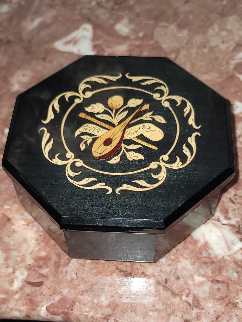 Vtg Sankyo Neapolitan Music & Jewelry Box